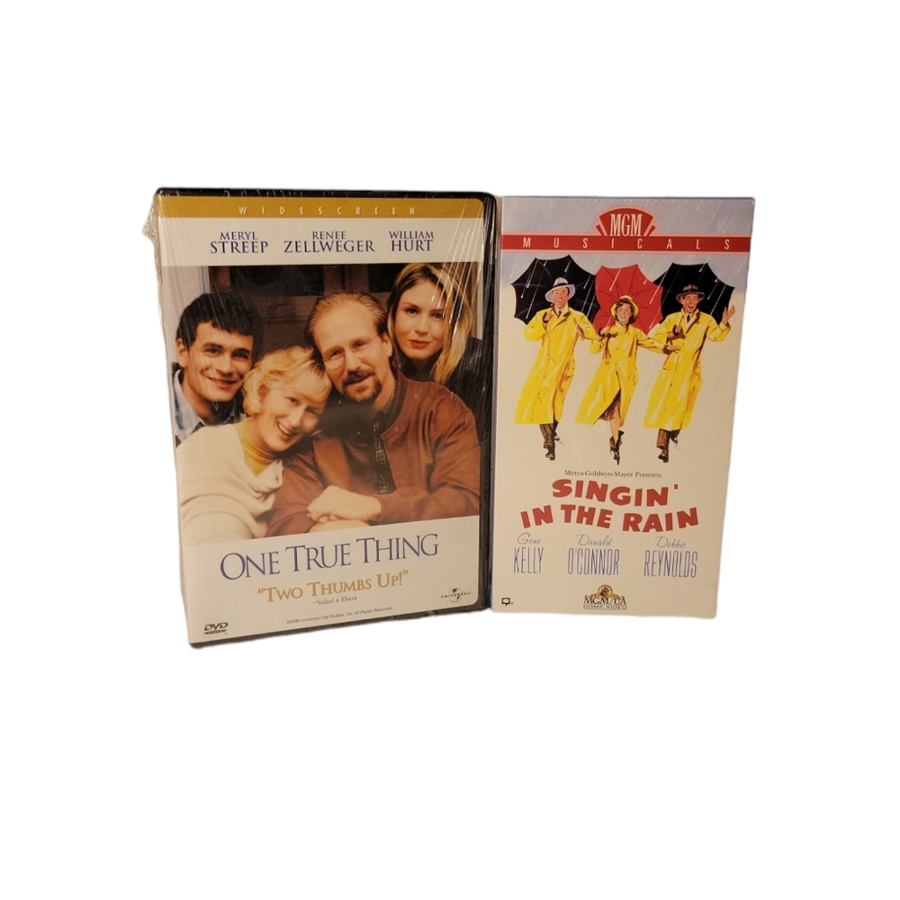 NEW One True Thing DVD and New Singing in the Rain musical VHS